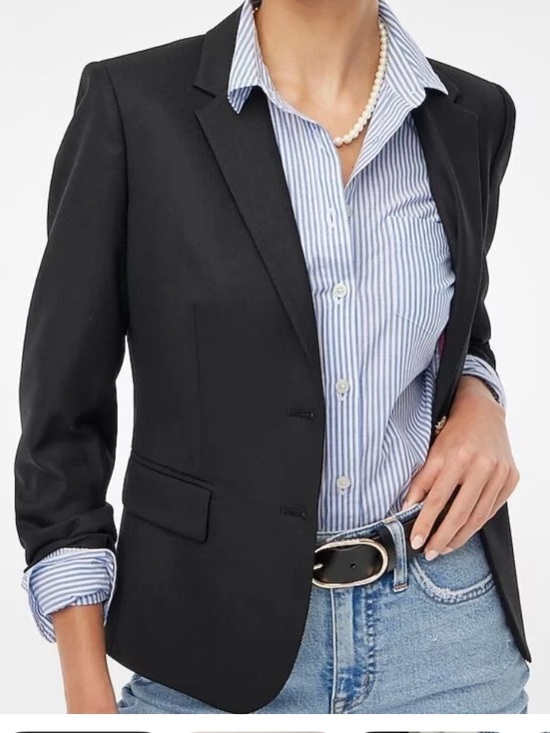J. Crew Factory Jackets & Blazers - J. Crew Factory Schoolboy Blazer Navy 2 petite
